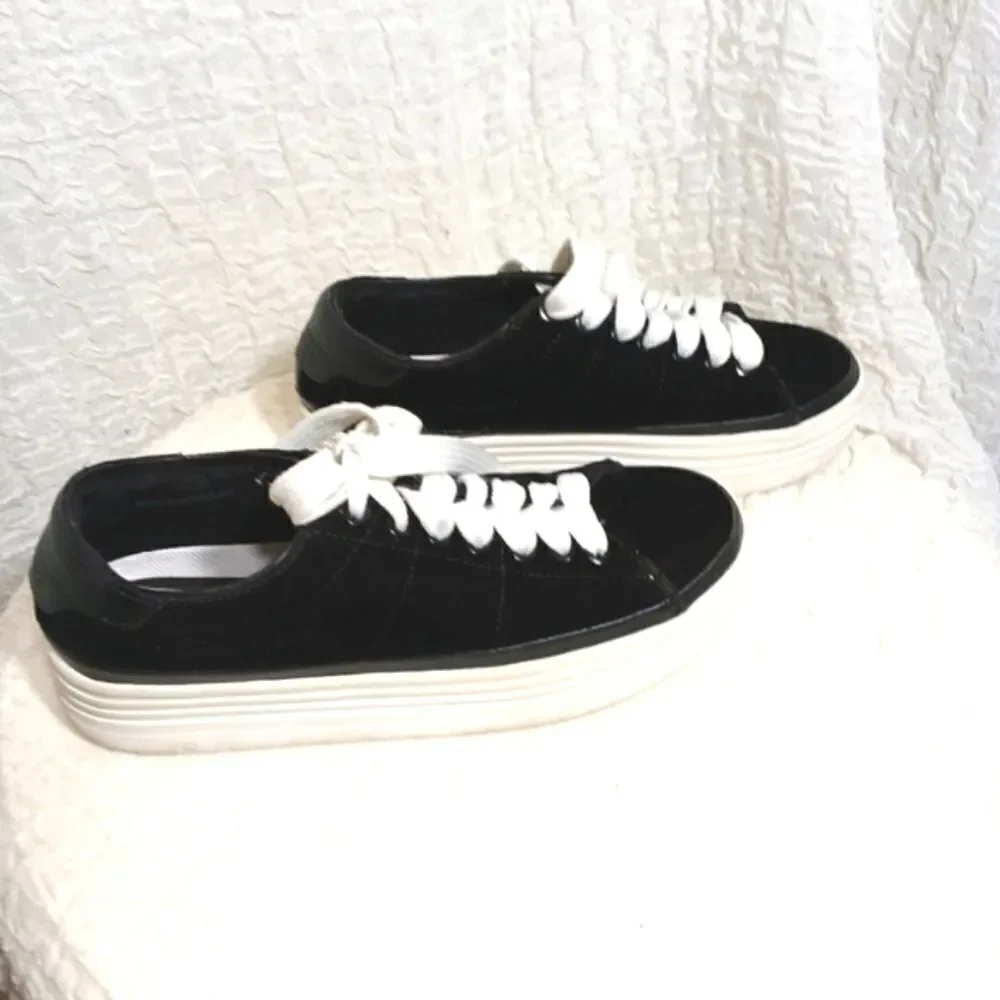 Guess black faux